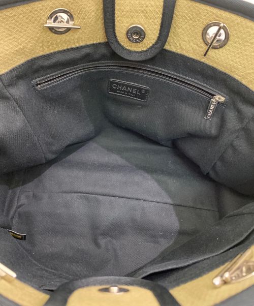 CHANEL（シャネル）CHANEL (シャネル) ドーヴィルMM ベージュ サイズ:MMの古着・服飾アイテム