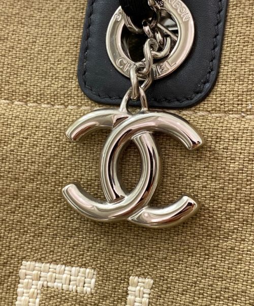 CHANEL（シャネル）CHANEL (シャネル) ドーヴィルMM ベージュ サイズ:MMの古着・服飾アイテム