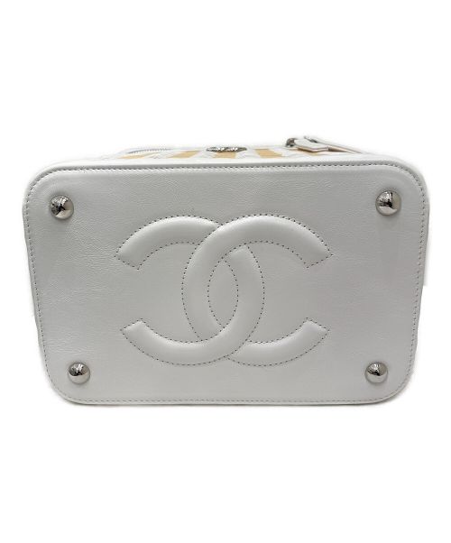 CHANEL（シャネル）CHANEL (シャネル) カゴショルダーバッグ アイボリー×ホワイト サイズ:-の古着・服飾アイテム
