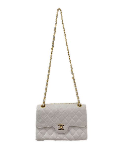 CHANEL（シャネル）CHANEL (シャネル) ダブルフラップマトラッセ23 ホワイト サイズ:23の古着・服飾アイテム
