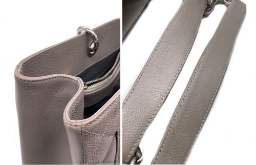 CHANEL（シャネル）CHANEL (シャネル) ココマークトートバッグ グレー サイズ:-の古着・服飾アイテム