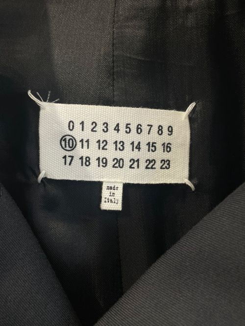 Maison Margiela（メゾンマルジェラ）Maison Margiela (メゾンマルジェラ) 再構築トレンチコート ブラック サイズ:44の古着・服飾アイテム