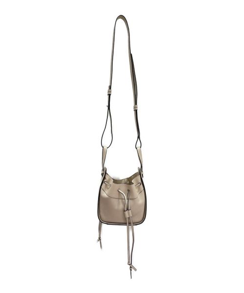 LOEWE（ロエベ）LOEWE (ロエベ) ミニドローストリングハンモックバッグ サンド サイズ:ミニの古着・服飾アイテム