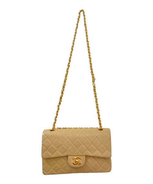 CHANEL（シャネル）CHANEL (シャネル) ダブルフラップマトラッセ23 ベージュ サイズ:23の古着・服飾アイテム