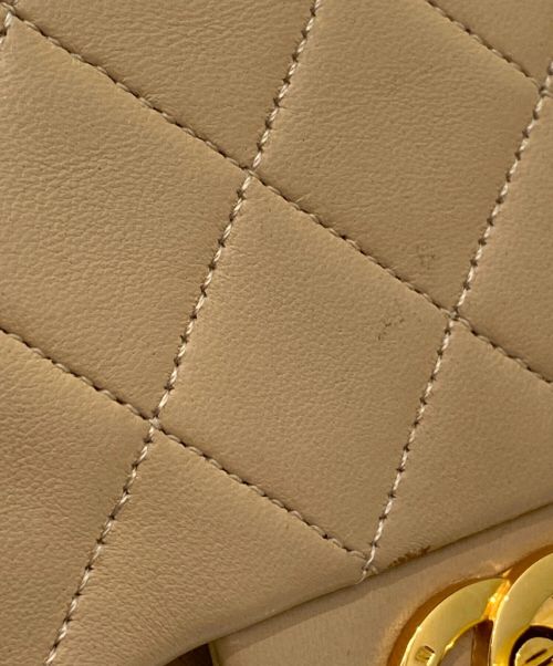 CHANEL（シャネル）CHANEL (シャネル) ダブルフラップマトラッセ23 ベージュ サイズ:23の古着・服飾アイテム