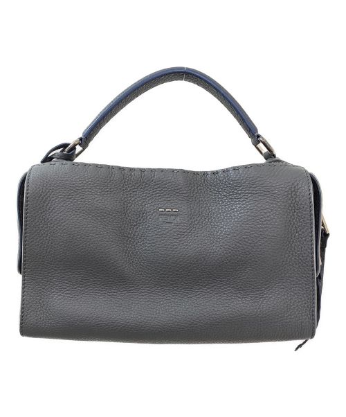 FENDI（フェンディ）FENDI (フェンディ) セレリアレイバッグ グレーの古着・服飾アイテム