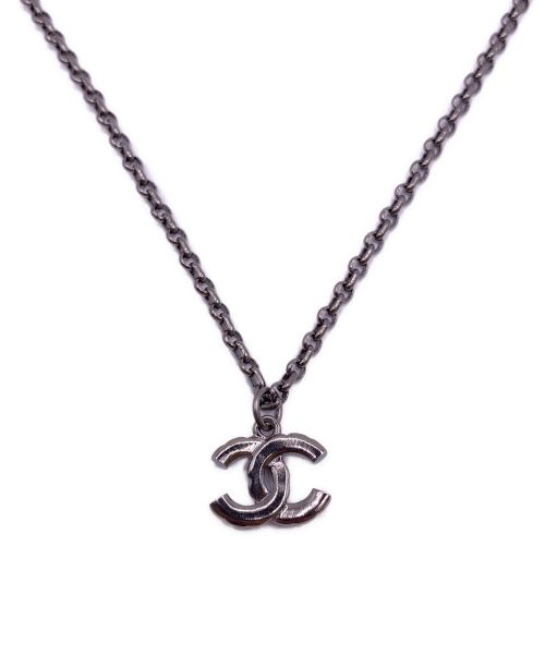 CHANEL（シャネル）CHANEL (シャネル) ラインストーンココマークネックレス グリーン サイズ:-の古着・服飾アイテム
