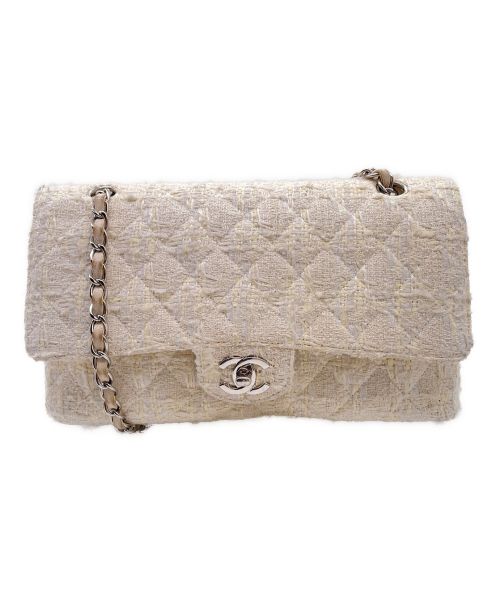 CHANEL（シャネル）CHANEL (シャネル) ダブルフラップマトラッセ アイボリー サイズ:25の古着・服飾アイテム
