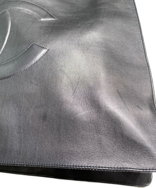 CHANEL（シャネル）CHANEL (シャネル) デカココマークチェーントートバッグ ブラックの古着・服飾アイテム