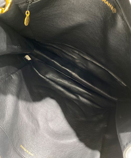 CHANEL（シャネル）CHANEL (シャネル) デカココマークチェーントートバッグ ブラックの古着・服飾アイテム