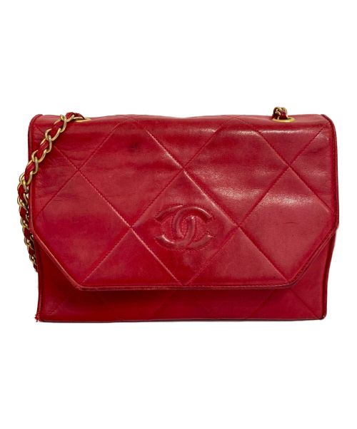 CHANEL（シャネル）CHANEL (シャネル) チェーンショルダーバッグ レッド サイズ:-の古着・服飾アイテム