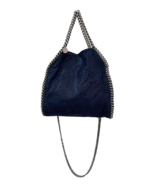 STELLA McCARTNEY（ステラマッカートニー）STELLA McCARTNEY (ステラマッカートニー) ファラベラミニトート ネイビー×シルバー サイズ:ミニの古着・服飾アイテム