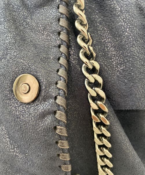 STELLA McCARTNEY（ステラマッカートニー）STELLA McCARTNEY (ステラマッカートニー) ファラベラミニトート ネイビー×シルバー サイズ:ミニの古着・服飾アイテム