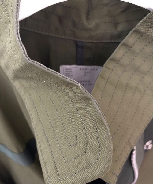 sacai（サカイ）sacai (サカイ) コットンナイロンオックスフォードコート カーキ サイズ:2の古着・服飾アイテム