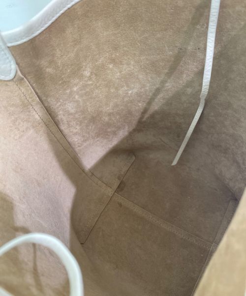 THE ROW（ザ ロウ）THE ROW (ザ ロウ) N／S PARK TOTE アイボリー サイズ:ミディアムの古着・服飾アイテム