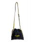 FENDI (フェンディ) スリムクラッチショルダーバッグ ブラック×イエロー：64800円