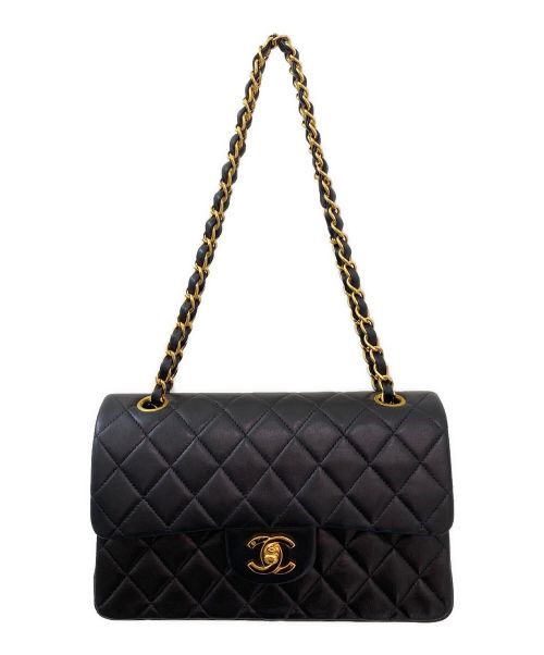CHANEL（シャネル）CHANEL (シャネル) ダブルフラップマトラッセ23 ブラック サイズ:23の古着・服飾アイテム