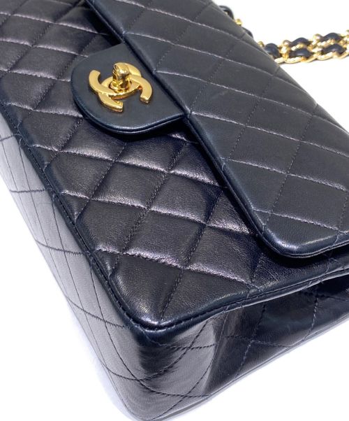 CHANEL（シャネル）CHANEL (シャネル) ダブルフラップマトラッセ23 ブラック サイズ:23の古着・服飾アイテム