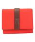LOEWE（ロエベ）の古着「トライフォールドウォレット」｜ショッキングピンク×レッド