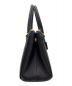 中古・古着 PRADA (プラダ) ガレリア サフィアーノレザー スモールバッグ ブラック サイズ:-：128000円