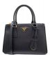 PRADA（プラダ）の古着「ガレリア サフィアーノレザー スモールバッグ」｜ブラック