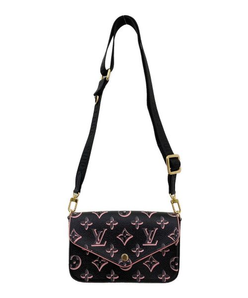 LOUIS VUITTON（ルイ ヴィトン）LOUIS VUITTON (ルイ ヴィトン) ミュルティ・ポシェット・フェリシー ブラックの古着・服飾アイテム