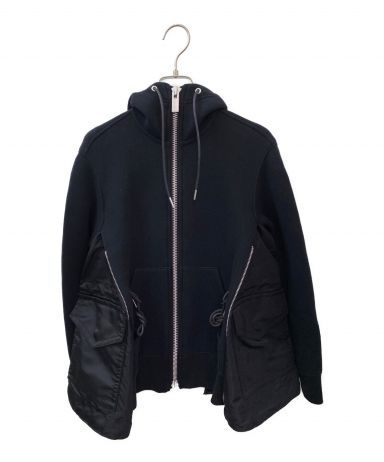 SacaiサカイMA-1切り換えクロップドスリーブブルゾン ジャケット パーカー sacai / サカイ | 2024AW | ×SPIEWAK スピワック / MA-1 Blouson