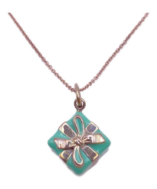 TIFFANY & Co.（ティファニー）TIFFANY & Co. (ティファニー) ブルーボックスチャームネックレス スカイブルーの古着・服飾アイテム
