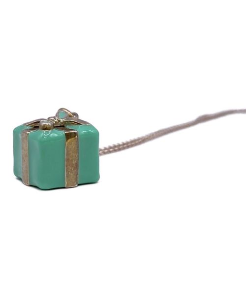 TIFFANY & Co.（ティファニー）TIFFANY & Co. (ティファニー) ブルーボックスチャームネックレス スカイブルーの古着・服飾アイテム
