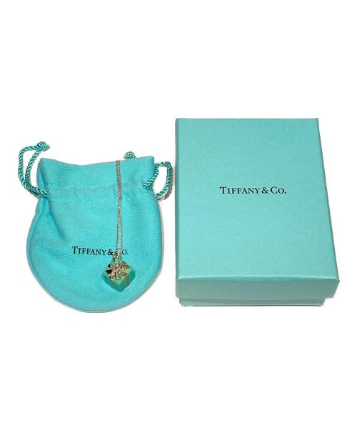 TIFFANY & Co.（ティファニー）TIFFANY & Co. (ティファニー) ブルーボックスチャームネックレス スカイブルーの古着・服飾アイテム