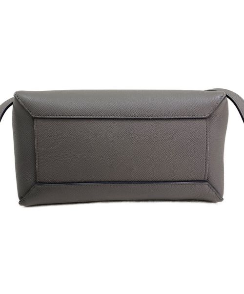CELINE（セリーヌ）CELINE (セリーヌ) ベルトバッグ グレー サイズ:マイクロの古着・服飾アイテム
