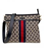 GUCCIグッチ）の古着「ショルダーバッグ」｜ネイビー