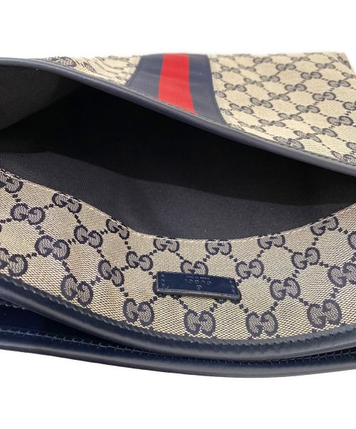 GUCCI（グッチ）GUCCI (グッチ) ショルダーバッグ ネイビー サイズ:-の古着・服飾アイテム