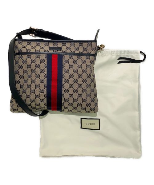 GUCCI（グッチ）GUCCI (グッチ) ショルダーバッグ ネイビー サイズ:-の古着・服飾アイテム