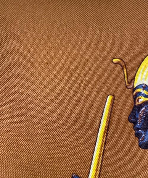 HERMES（エルメス）HERMES (エルメス) カレ90 ブラウン サイズ:90の古着・服飾アイテム