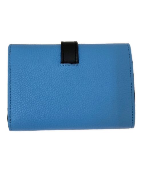 LOEWE（ロエベ）LOEWE (ロエベ) トライフォールドウォレット スカイブルー サイズ:-の古着・服飾アイテム