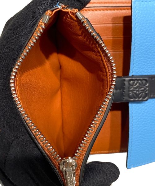 LOEWE（ロエベ）LOEWE (ロエベ) トライフォールドウォレット スカイブルー サイズ:-の古着・服飾アイテム