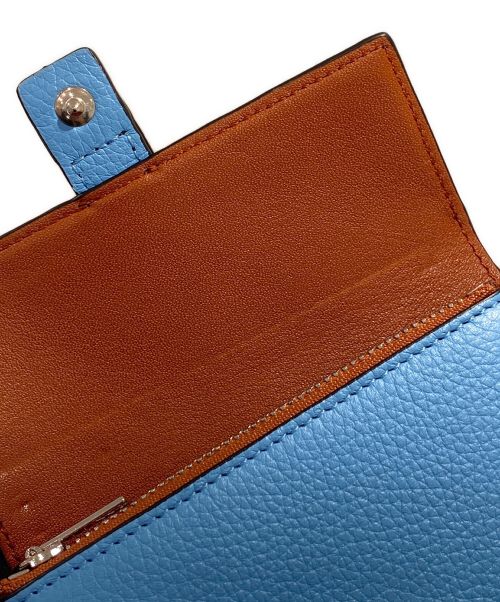 LOEWE（ロエベ）LOEWE (ロエベ) トライフォールドウォレット スカイブルー サイズ:-の古着・服飾アイテム