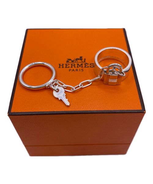 HERMES（エルメス）HERMES (エルメス) アルファケリー ダブルリング シルバー サイズ:51の古着・服飾アイテム