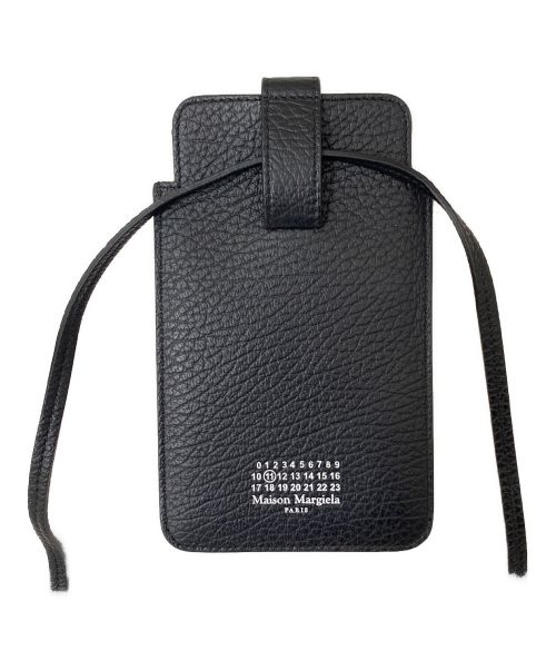 Maison Margiela（メゾンマルジェラ）Maison Margiela (メゾンマルジェラ) neck phone pouch ブラックの古着・服飾アイテム