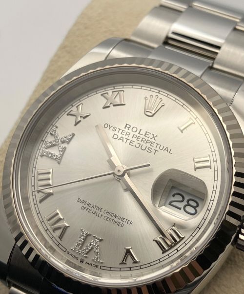 ROLEX（ロレックス）ROLEX (ロレックス) デイトジャスト オイスターパーペチュアル VI・IXダイヤ サイズ:36の古着・服飾アイテム