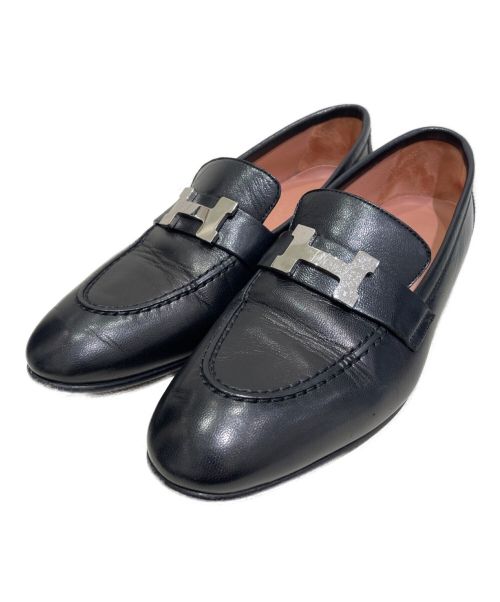 HERMES（エルメス）HERMES (エルメス) コンスタンスローファー ブラック サイズ:36の古着・服飾アイテム