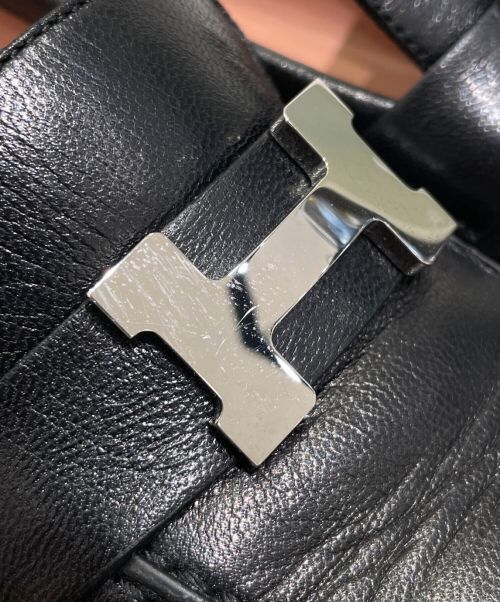 HERMES（エルメス）HERMES (エルメス) コンスタンスローファー ブラック サイズ:36の古着・服飾アイテム