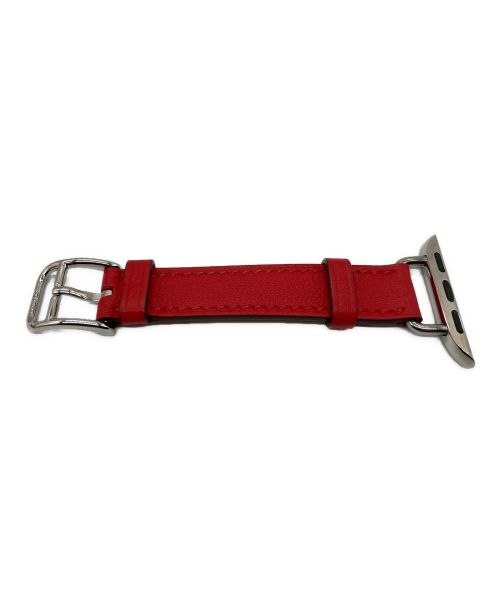 HERMES（エルメス）HERMES (エルメス) Apple watch用レザーバンド レッドの古着・服飾アイテム
