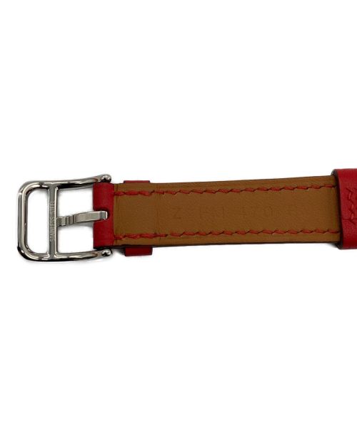 HERMES（エルメス）HERMES (エルメス) Apple watch用レザーバンド レッドの古着・服飾アイテム