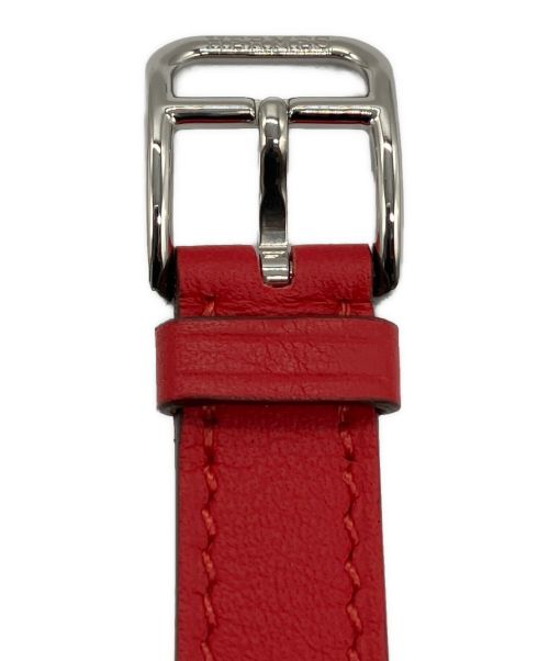 HERMES（エルメス）HERMES (エルメス) Apple watch用レザーバンド レッドの古着・服飾アイテム