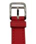 中古・古着 HERMES (エルメス) Apple watch用レザーバンド レッド：39800円