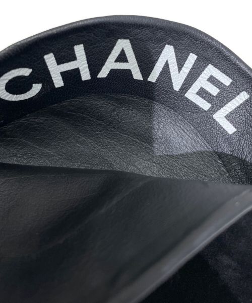 CHANEL（シャネル）CHANEL (シャネル) スウェードブーツ ブラック サイズ:37の古着・服飾アイテム