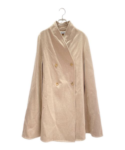 MaxMara（マックスマーラ）MaxMara (マックスマーラ) カシミヤケープコート ベージュ サイズ:SMの古着・服飾アイテム