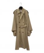 BOTTEGA VENETAボッテガベネタ）の古着「デザイントレンチコート」｜ベージュ
